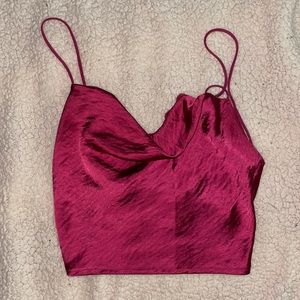 Satin top